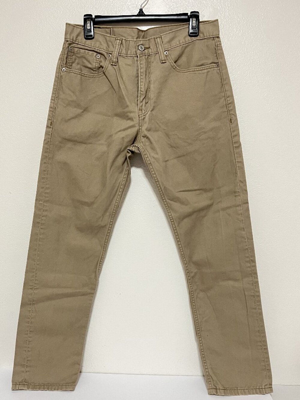 LEVI STRAUSS 508 SLIM TAPER Men's Khaki Pants/Jeans 32x30/Preowned